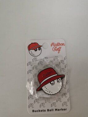 Malbon New Golf Magnetic Metal Hat Clip Cartoon Ball Marker Hat Clip